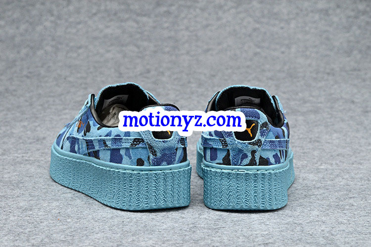 Rihanna Puma X Fenty Creepers Camo Blue